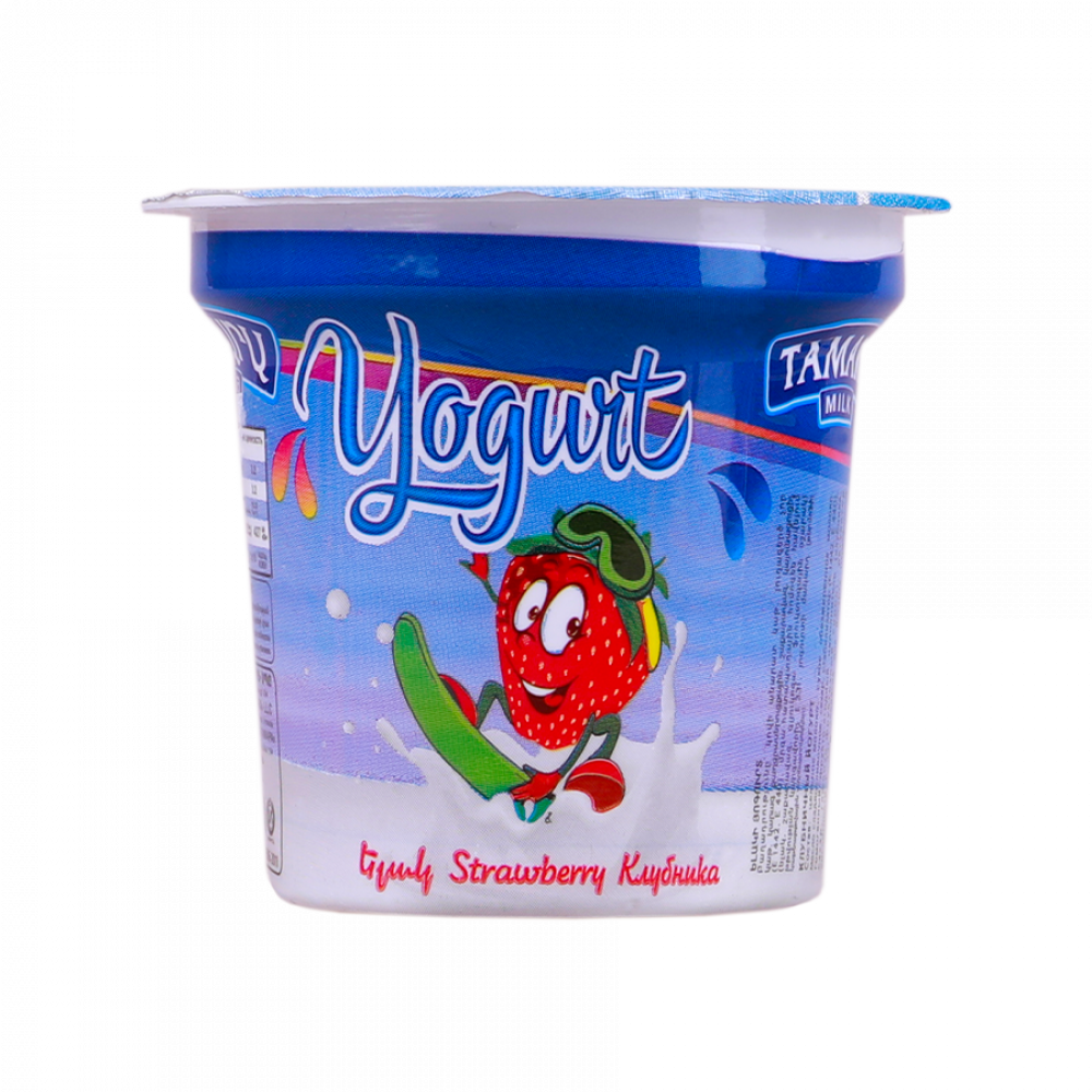 Йогурт, клубника 1.5%