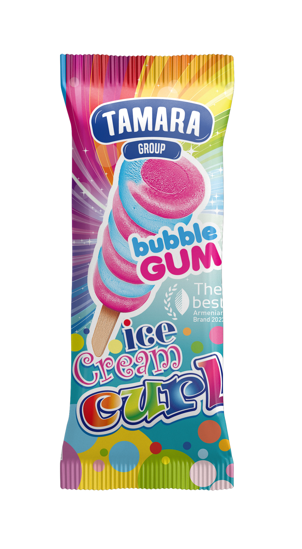 "Bubble Gum", ice cream with gum flavour